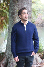 Load image into Gallery viewer, 9813 Men&#39;s Crew Neck 1/4 Zip Jumper - A slimline profile plain jumper with 1/4 zip - sure to be a wardrobe staple.
