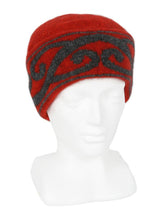 Load image into Gallery viewer, Possum and Merino  9860 Aroha Beanie - Single thickness beanie with Putiki motif on turn back cuff.  Comes in 6 distinctive colours.    One size only