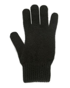 Possum and Merino  9901 Plain Glove - Single thickness glove with elasticated rib cuff.  Made in New Zealand from a premium blend of 40% possum fur, 50% merino & 10% nylon.
