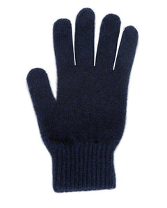 Possum and Merino  9901 Plain Glove - Single thickness glove with elasticated rib cuff.  Made in New Zealand from a premium blend of 40% possum fur, 50% merino & 10% nylon.