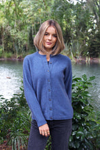 Load image into Gallery viewer, 9937 Plain Button Cardigan - Timeless crew neck cardigan.&#39;
