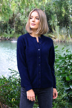 Load image into Gallery viewer, 9937 Plain Button Cardigan - Timeless crew neck cardigan.