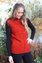 Load image into Gallery viewer, 9938 Plain Zip Vest with Pockets - Full zip vest with generous pockets and longer length.