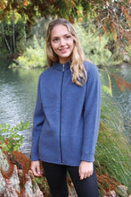 Load image into Gallery viewer, 9963P Plain Zip Cardigan - Same shape as 9963 Motif Zip Cardigan but without the motif pattern. Matching zip in each cardigan colourway.