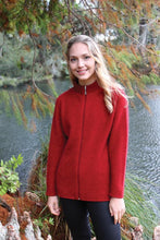 Load image into Gallery viewer, 9963P Plain Zip Cardigan - Same shape as 9963 Motif Zip Cardigan but without the motif pattern. Matching zip in each cardigan colourway.