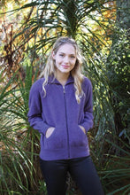 Load image into Gallery viewer, 9976 Plain Zip Cardigan with Pockets - Classic plain stitch cardigan with seamless pockets.