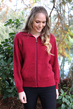 Load image into Gallery viewer, 9976 Plain Zip Cardigan with Pockets - Classic plain stitch cardigan with seamless pockets.