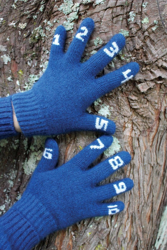 Possum and Merino  CK603 Child's Digit Gloves - Fun and educational these digit gloves help our little ones learn to count.  Added lycra for stretch.