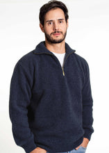 Load image into Gallery viewer, Possum and Merino  KO225 Zip Collar Jumper - One of our most popular jumpers.  The garment is extremely warm due to the double layer knit structure.   Made proudly in New Zealand from a premium blend of 40% possum fur, 50% merino lambswool &amp; 10% mulberry silk. 