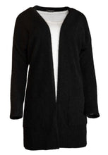 Load image into Gallery viewer, Possum and Merino KO544 Long Line Cardigan -A longline cardigan that is a great throw over style which makes it perfect to keep you feeling warm and snug.  It has ribbed cuffs and hem and is finished with patch pockets.  Made proudly in New Zealand from a premium blend of 40% possum fur, 50% merino lambswool &amp; 10% mulberry silk.