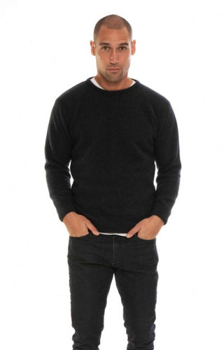 Possum and Merino  KO840 Crew Neck Jumper - A versatile staple with a classic crew neck.  3XL incurs extra cost.   Made proudly in New Zealand from a premium blend of 40% possum fur, 50% merino lambswool & 10% mulberry silk.