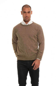 Possum and Merino  KO840 Crew Neck Jumper - A versatile staple with a classic crew neck.  3XL incurs extra cost.   Made proudly in New Zealand from a premium blend of 40% possum fur, 50% merino lambswool & 10% mulberry silk.