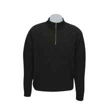 Load image into Gallery viewer, Possum and Merino  MS1433 Mount - Rib and Plain Zip and Collar Sweater.  Rugged outdoor wear.