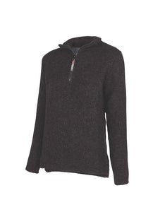 Possum and Merino.  MS4050 Lifestyle - Womens half zip double layer sweater.  Rugged outdoor wear.