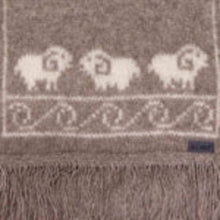 Load image into Gallery viewer, Possum and Merino  KO108 Sheep Scarf - Make a set with KO58 Sheep Gloves and KO168 Sheep Beanie.  One Size.  Made proudly in New Zealand from a premium blend of 40% possum fur, 50% merino lambswool &amp; 10% mulberry silk. 