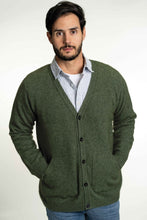 Load image into Gallery viewer, Possum and Merino   KO867 V Neck Cardigan - A versatile and comfortable V-neck cardigan with knitted-in pockets.  Perfect for the chilly evenings.  Made proudly in New Zealand from a premium blend of 40% possum fur, 50% merino lambswool and 10% mulberry silk. 