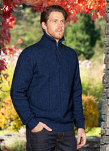 Load image into Gallery viewer, Possum and Merino  NW1003 Javelin Zip Neck - The ultimate in comfort, this style of half-zip sweater with turndown rib collar that can be zipped right up. Single jersey knit, Whole Garment seamless construction.  40% Possum Fur, 53% Merino, 7% Silk