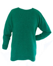 Load image into Gallery viewer, Possum and Merino  9847 Rimu Jumper - Longer length crew neck jumper with side splits at hem