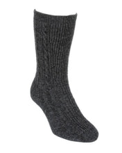 Load image into Gallery viewer, 9921 Health Sock - Light ribbed sock with cable detail and comfort ban - specifically designed to eliminate any pressure points - perfect for diabetics and others where circulation is an issue.