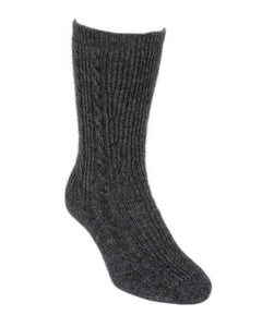 9921 Health Sock - Light ribbed sock with cable detail and comfort ban - specifically designed to eliminate any pressure points - perfect for diabetics and others where circulation is an issue.