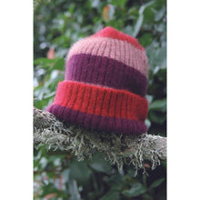Load image into Gallery viewer, Possum and Merino  CK615 Childs Stripe Rib Beanie - The ribbed construction of this beanie provides a secure fit that will expand to accommodate a wide range of sizes. Suitable for children from 6 months to 10 years of age.